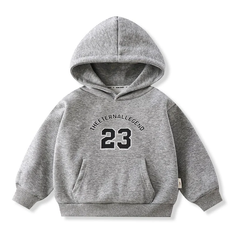 Frühling Herbst Neue Jungen Kapuzenpullover 2-12 Jahre Kinder Mode Buchstabendruck Pullover Lässige Oberteile Teenager Kinderkleidung – Detail 5