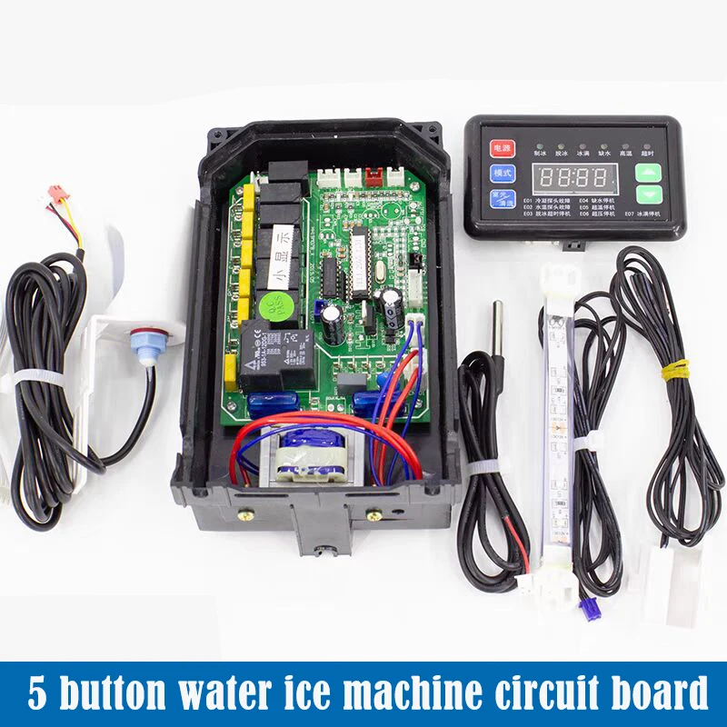 Ice machine display board temperature controlled panel Ice machine modified circuit board Computer board accessories