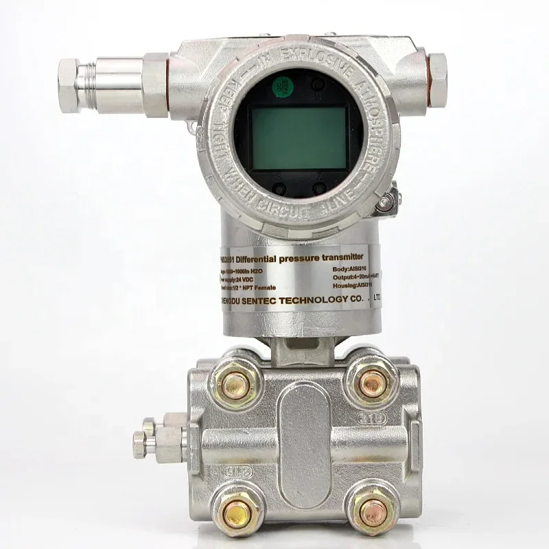 2025 high sensitivity of the metal capacitance digital pressure transmitter 4-20mA high precision integrated circuit adopte