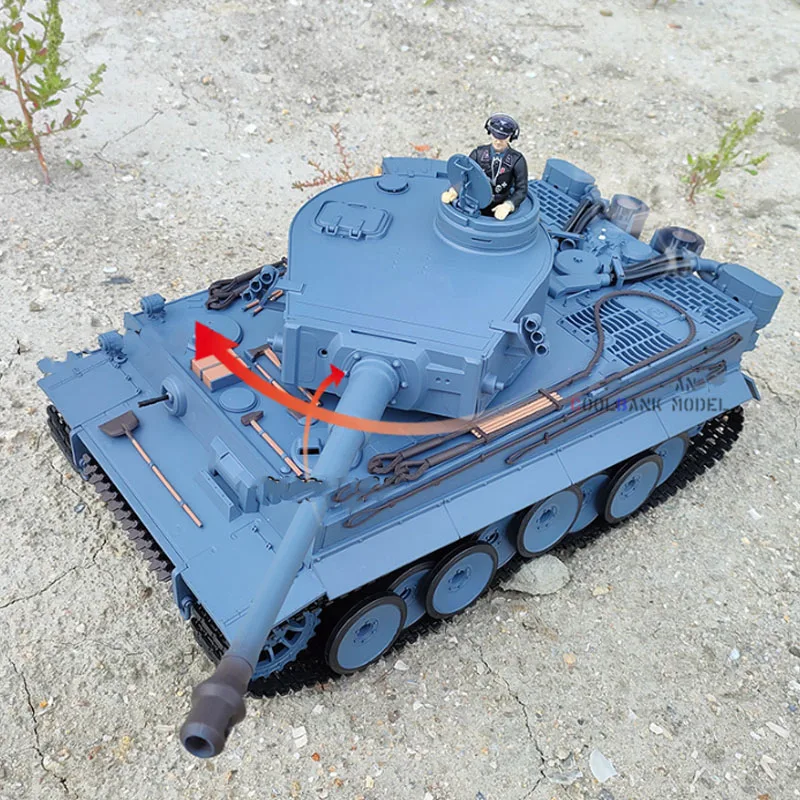 

Henglong Kubing Ke German Tiger I Camouflage Tiger Heavy Remote Controlled Tank Sound Effect Simulation Collection Model