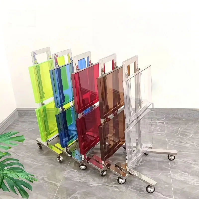 Medical  Furniture Nail   Gold Hair Luxury Trolleys for Beauty Salon Beauty Salon Trolley Folding Tool Cart Acrylic Cart Trolley