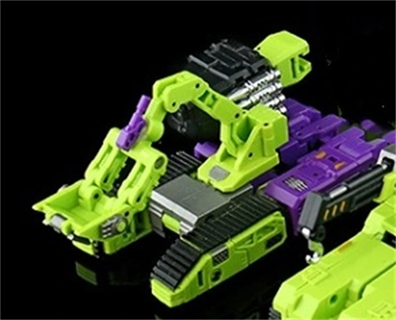 【In Stock】MICRO COSMOS Lucky Cat Transformation MC-02 Devastator Excavator and Compactor Set of C Action Figure Toys