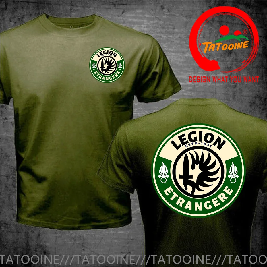 French Foreign Legion T Shirt Men France Légion Etrangère Special Forces World War Army T-shirt Women tshirt Casual Man T Shirts