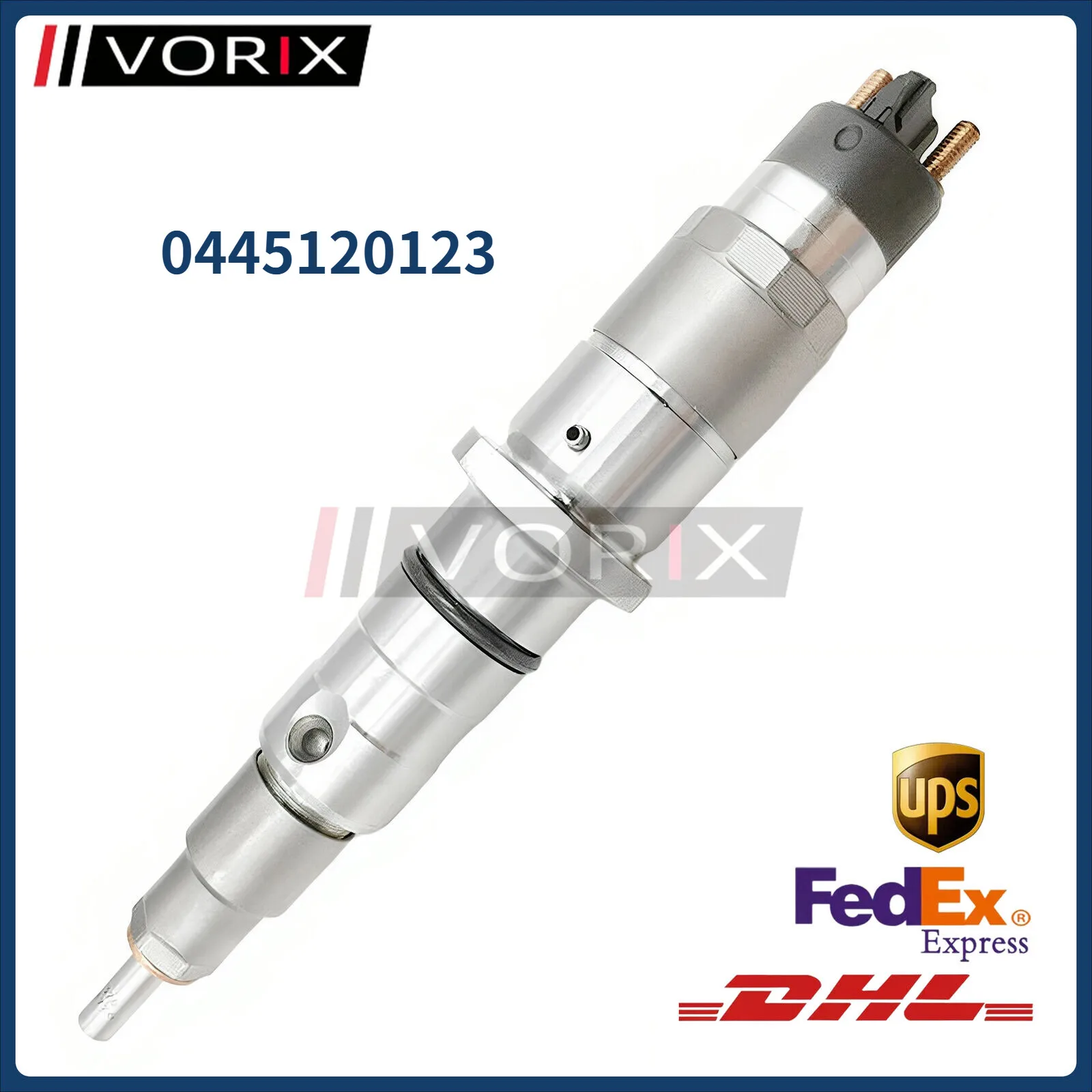 

Common Rail Injector Assembly 0445120123 4937065 for Cummins ISBe Dongfeng Kamaz