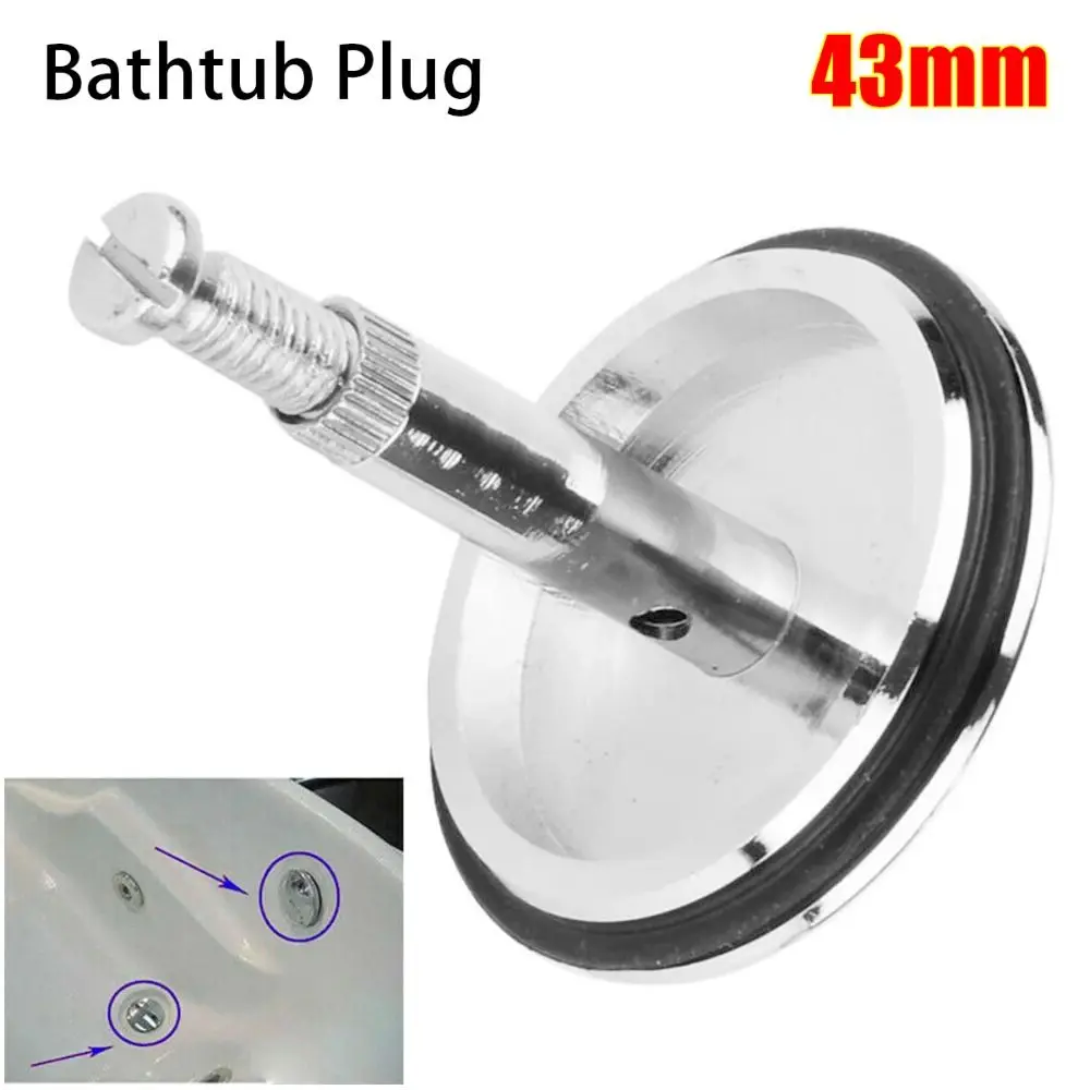 

1 шт. Прочный выдвижной сливной клапан для ванны, только плоское уплотнение, регулируемый, латунный, 43 мм, фильтр для слива ванной комнаты