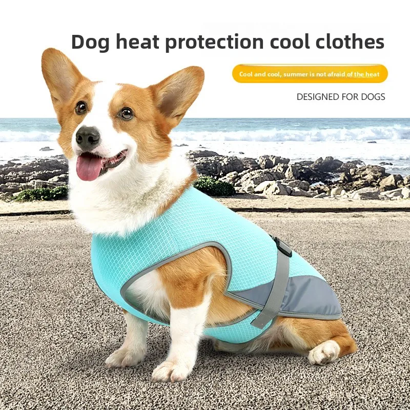 

Pet supplies: Summer dog cool clothes, heat-relieving pet cooling vests, light and breathable dog clothes