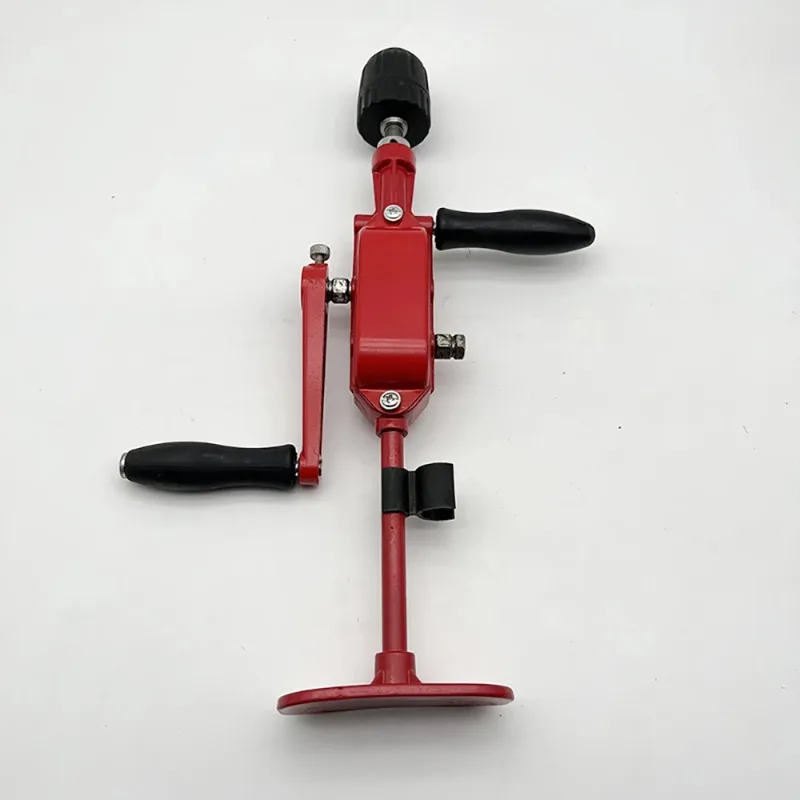 Stainless Steel Hand Drill, 0.8-10mm Two-Gear Miniature Hand Crank with Drill Chuck for Wood, Metal and Plastic Drilling
