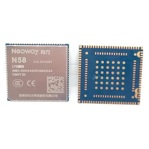 Neoway N58 N58-CA-021AS1 CAT1 LTE 4G Module Support GPS Glonass FDD-LTE For Europe /EMEA /SEA /Latin America DL 10Mbps UL 5Mbps