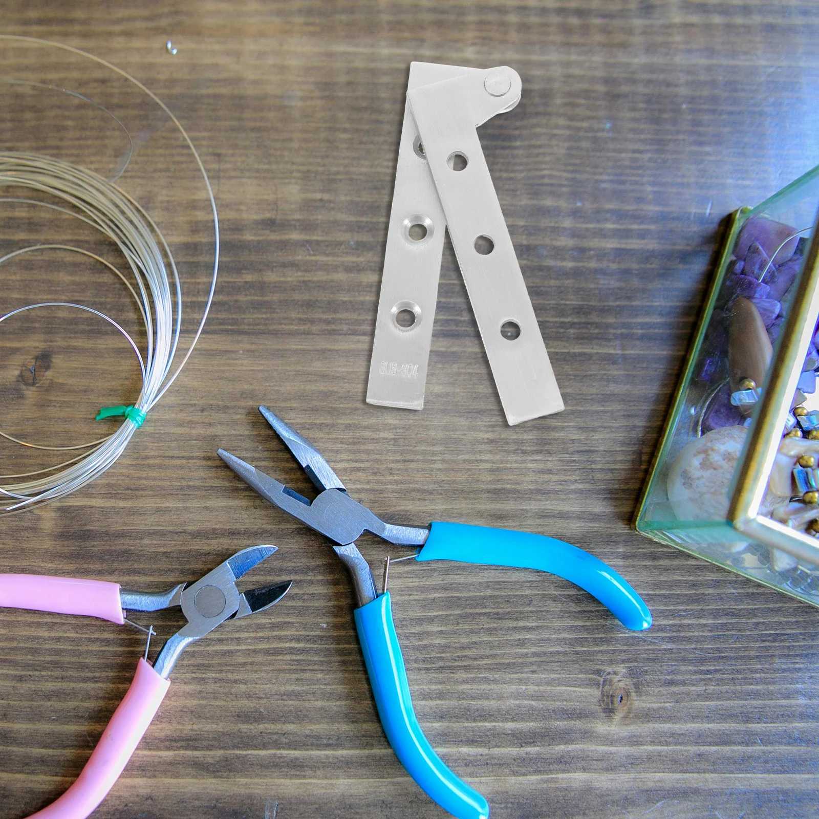 

4Pcs Concealed Cabinet Hinge Set Rotating Hidden Design Application Durable Longlasting Decorative Hinge