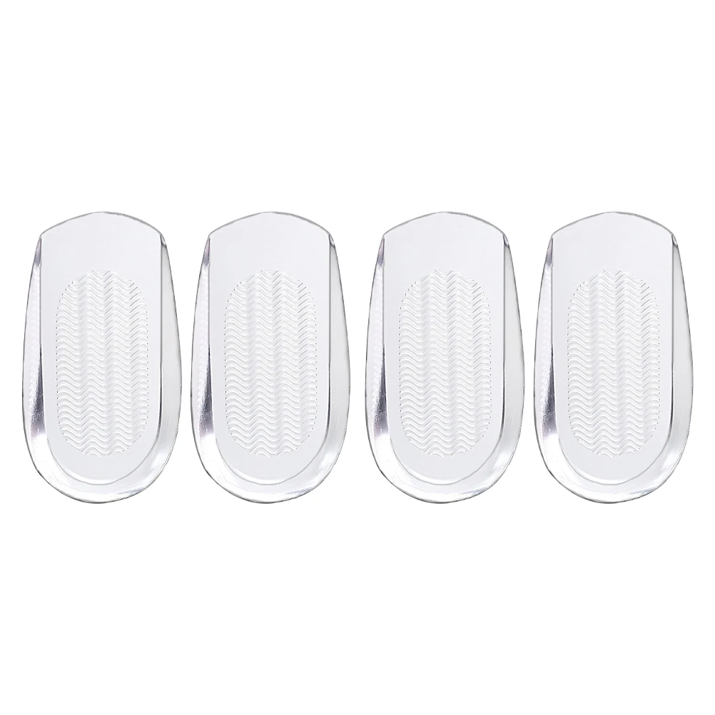 

2 Pairs Inserts Cushions Non-Slip Pad For Pain Relief Foot Care Shoe Heel Cups Anti-Wear Comfortable Foot Heel Mats Soft Shoe