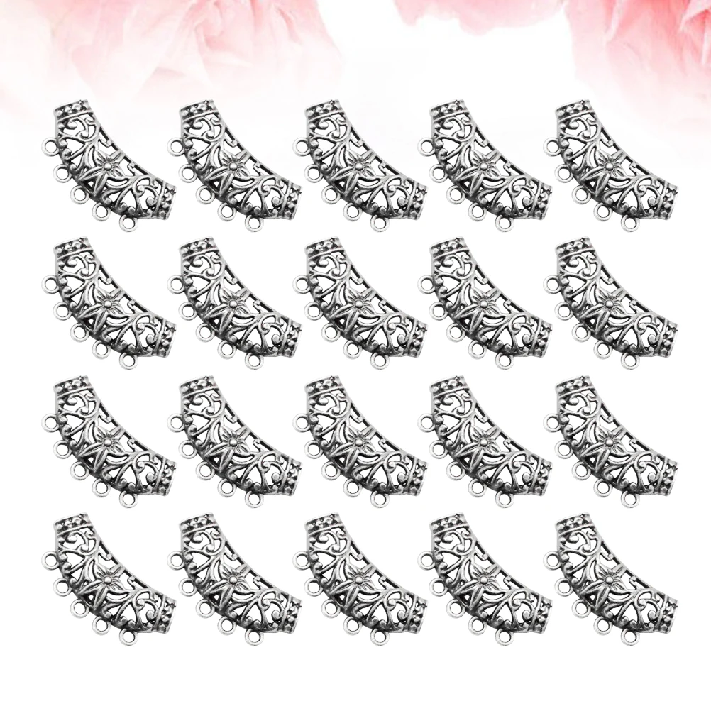 

20pcs Ethnic Style Alloy Pendant Charms for DIY Necklace Bracelet Jewelry Making Crafts Gifts with Unique Shape