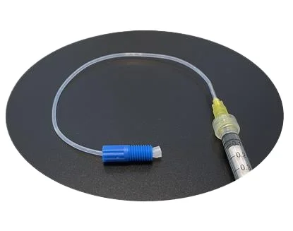 سائل دقيق مع صمام 2 طريقة 3 طرق داخل وخارج Luer PEEK موصل PDMS رقاقة زجاجية مجموعة توصيل أنبوب ناعم وصلب