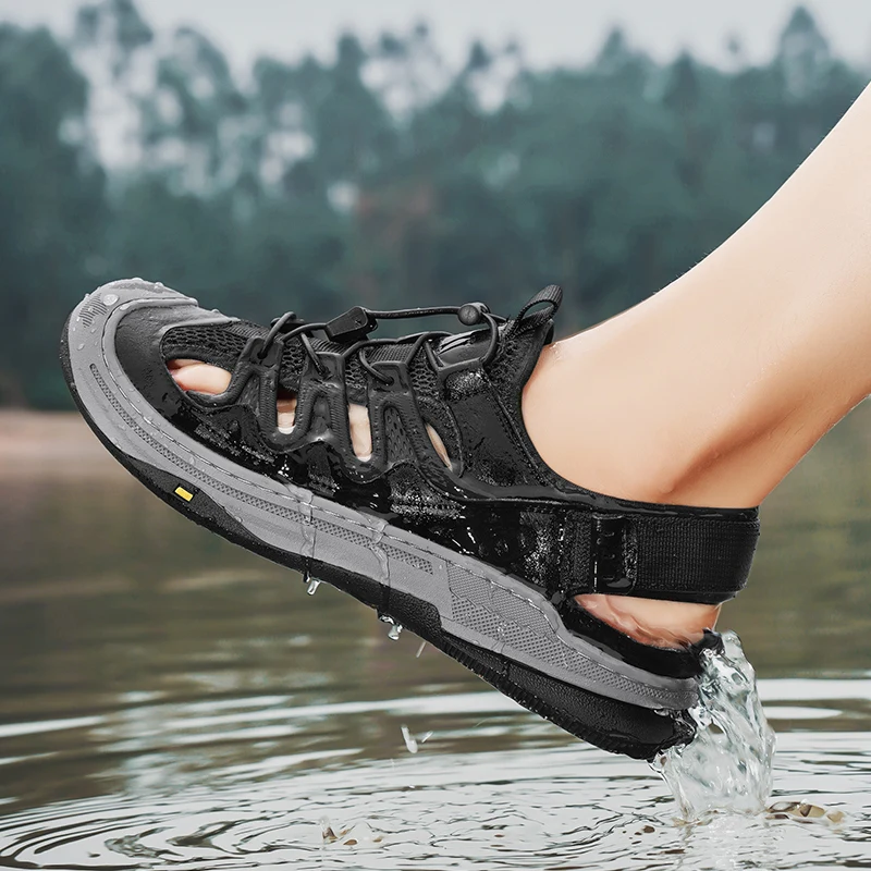 Men's Summer Fresh Breathable Mesh Casual Sneakers Original Comfort Lightweight Sports Running Shoes for Men image 2