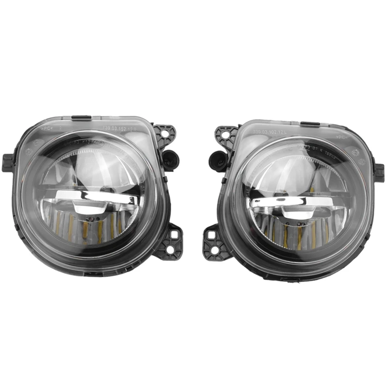 

AU05 -1 Pair LED Light Car Front Fog Light Lamp LED With LED Bulds 63177311293 63177311294 For BMW 5 Series F07 F10 F10 F11