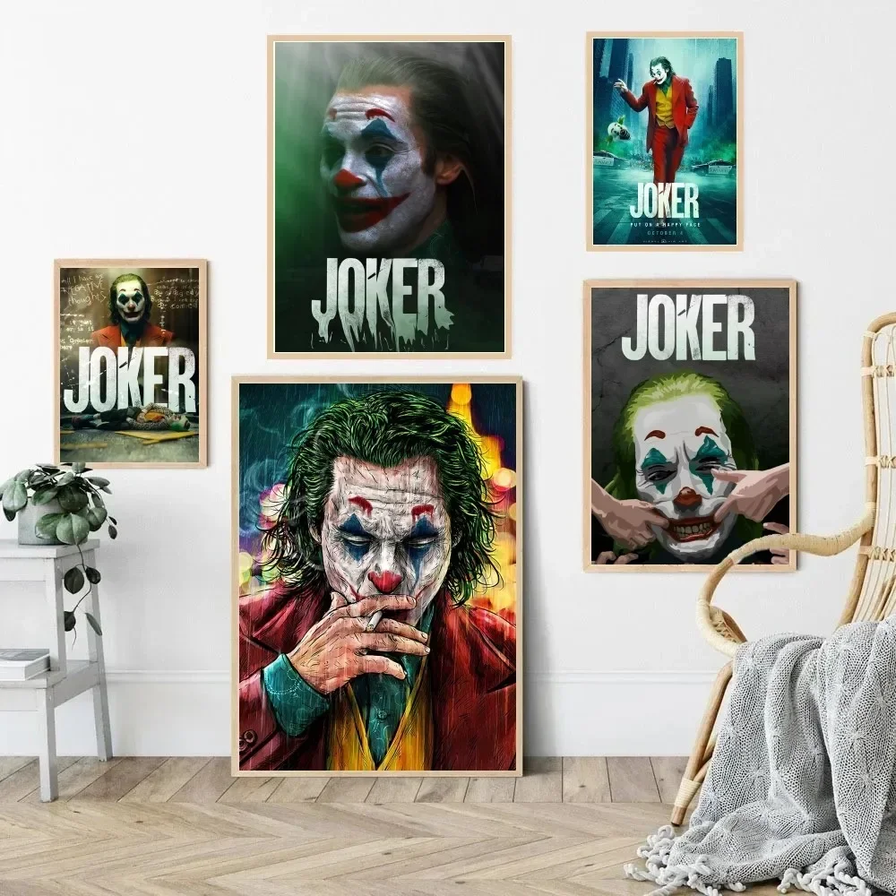 1pc Joker Poster Paper Print Home Bedroom ingresso Bar Cafe Art Painting Decoration