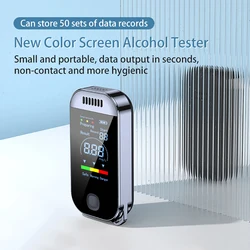 NEW Portable Alcohol Tester Professional Breathalyzer With LCD Display USB Rechargeable Electronic Digital Breath Alcohol Tester