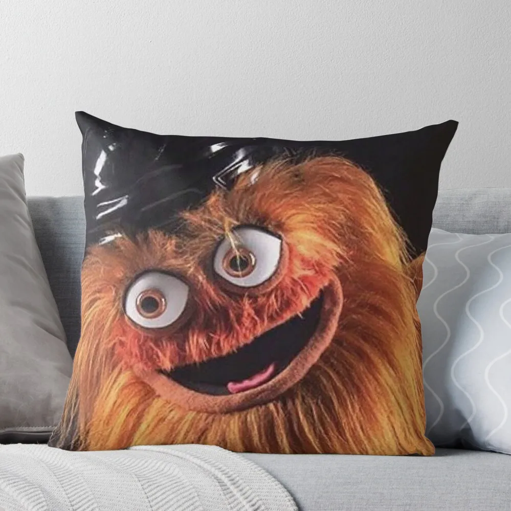 

Flyers New Mascot "Gritty" Throw Pillow Marble Cushion Cover Pillow Cover Pillowcases For Pillows