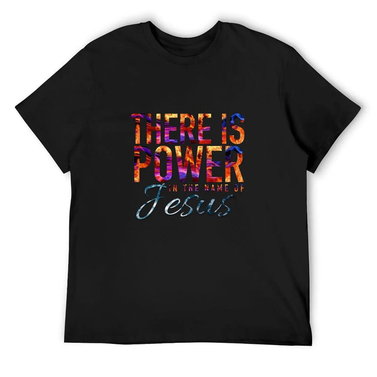 

There is Power T-Shirt vintage anime shirt valentines clothes sports fans anime figures mens t shirt