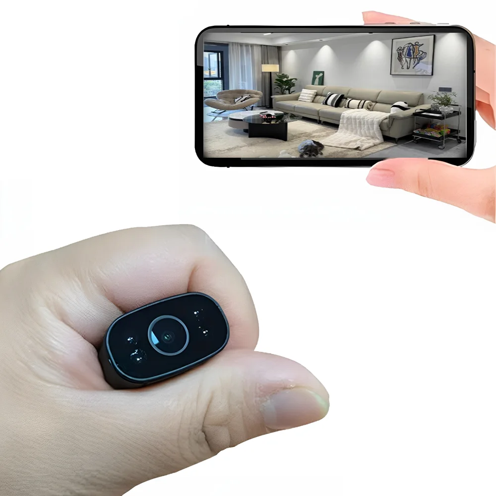 PNZEO W3 Ultra HD Mini Camera 2.4/5GHz Wireless WiFi Remote View IP Camera Super Small Smart  Home Security Cameras