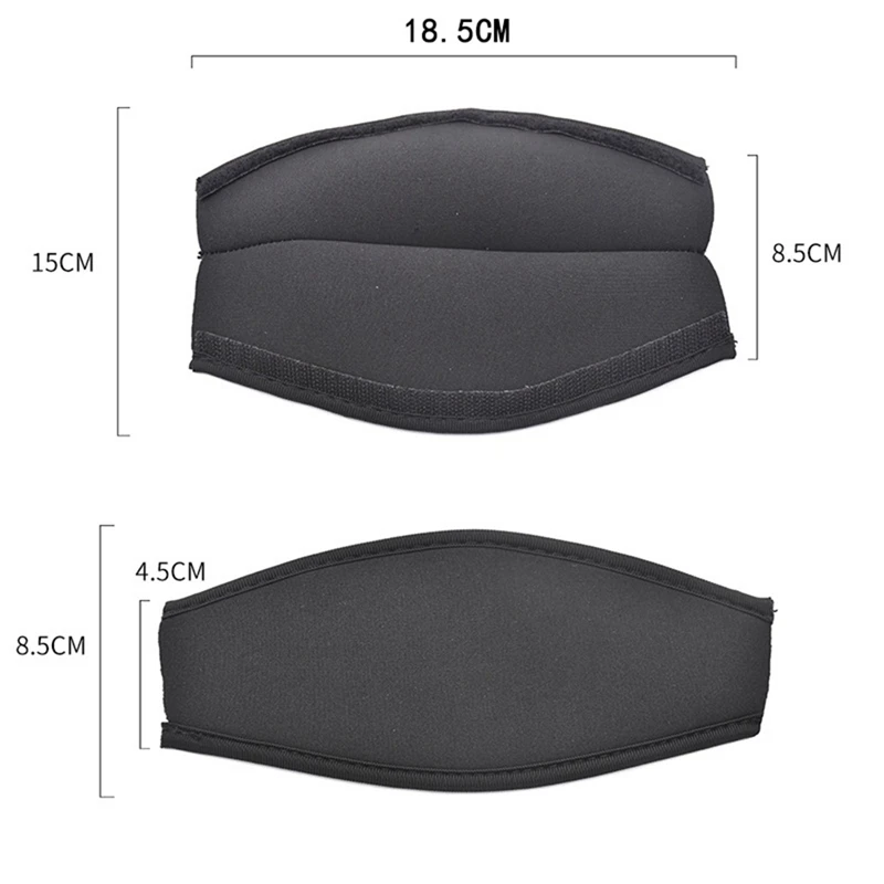 Sangles de masque de plongée Smart-4Pcs, couvertures de sangle de masque imperméables de natation couvertures de sangle de masque en néoprène