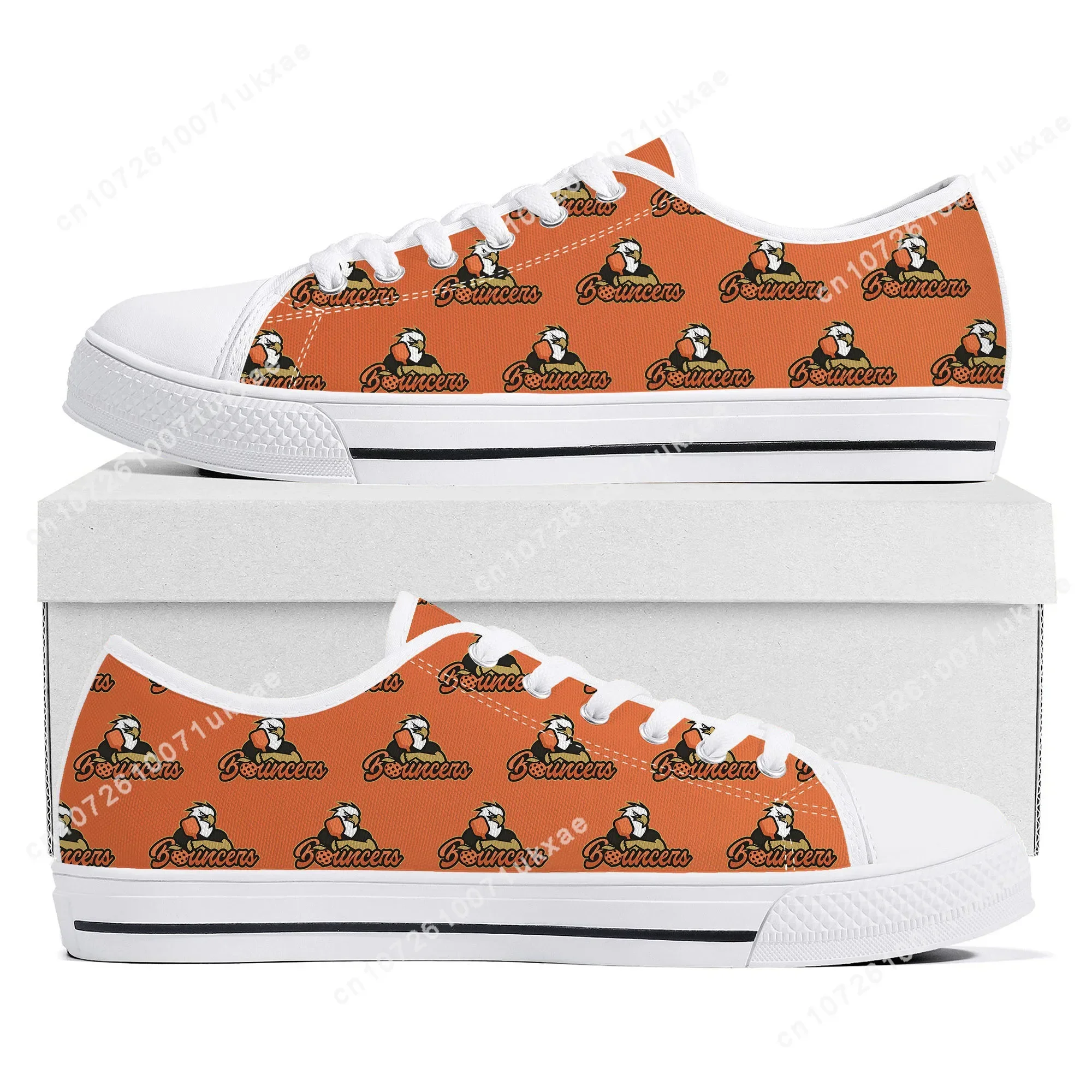 ATLANTA BOUNCERS pickleball Low Top Sneakers Mens Womens Teenager Canvas High Quality Sneaker Casual Custom Made Shoes DIY Shoe image 2