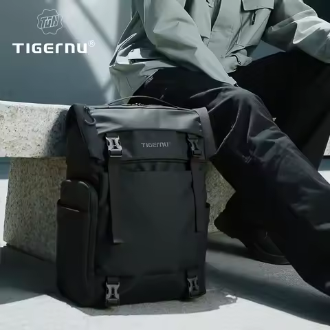 Tigernu Travel Backpack Male TPU Waterproof Backpack Men Bags Expandable Men's Backpack Business Bags School Backpack