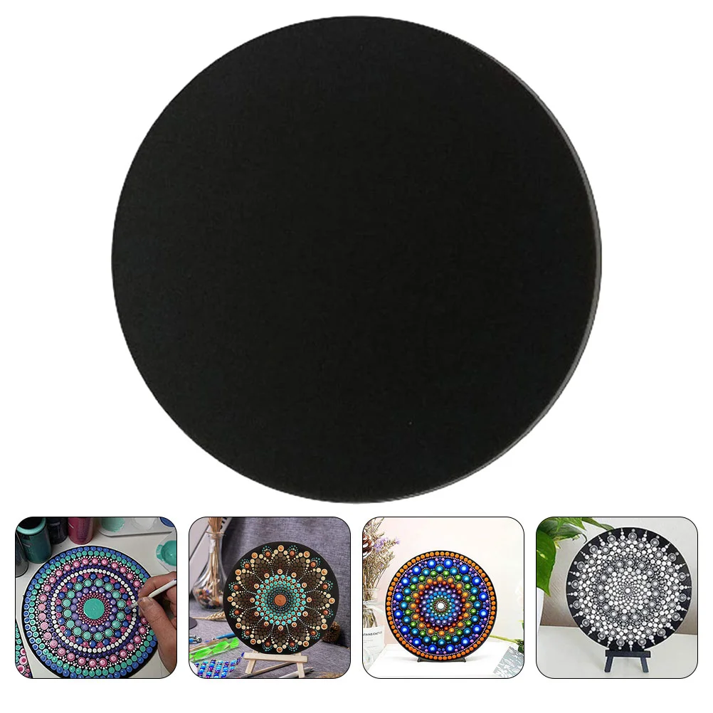 

8 Pcs Drawing Cardboard Sketchpad Painted Tools Mandala Dotting Other Supplies Flower Painting Paperboard Pads Rounds