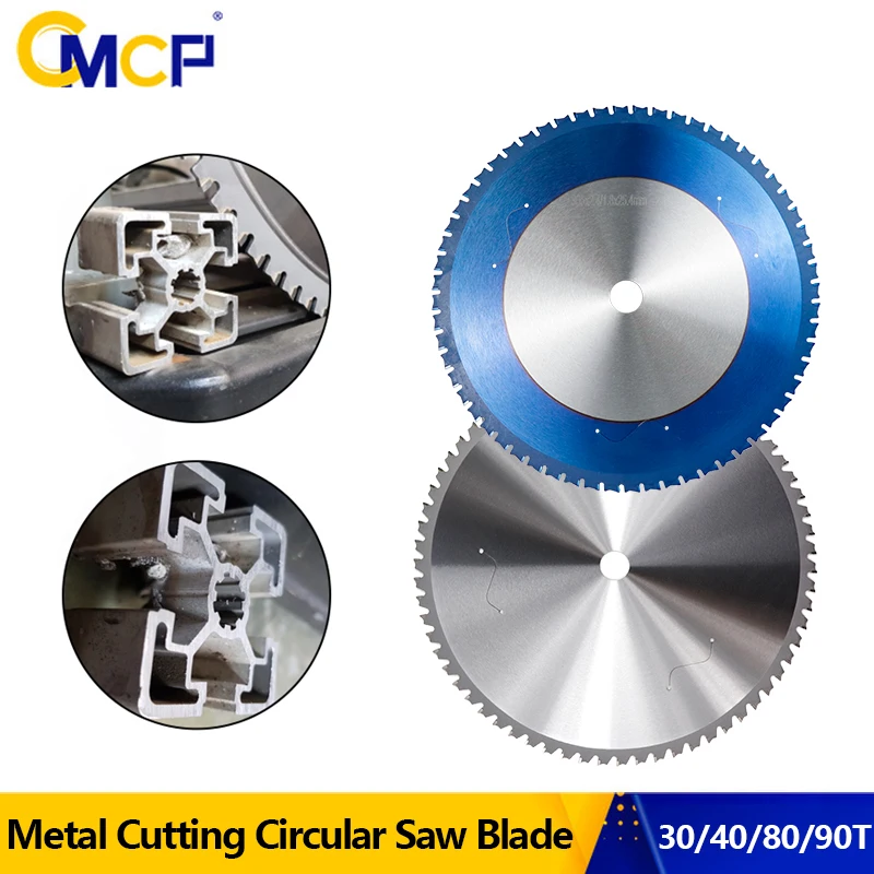 

CMCP TCT Circular Saw Blades Metal Cutting Saw Blades 136/165/305/355mm Nano Blue Coated Cutting Tools for Cutting Metal Disc