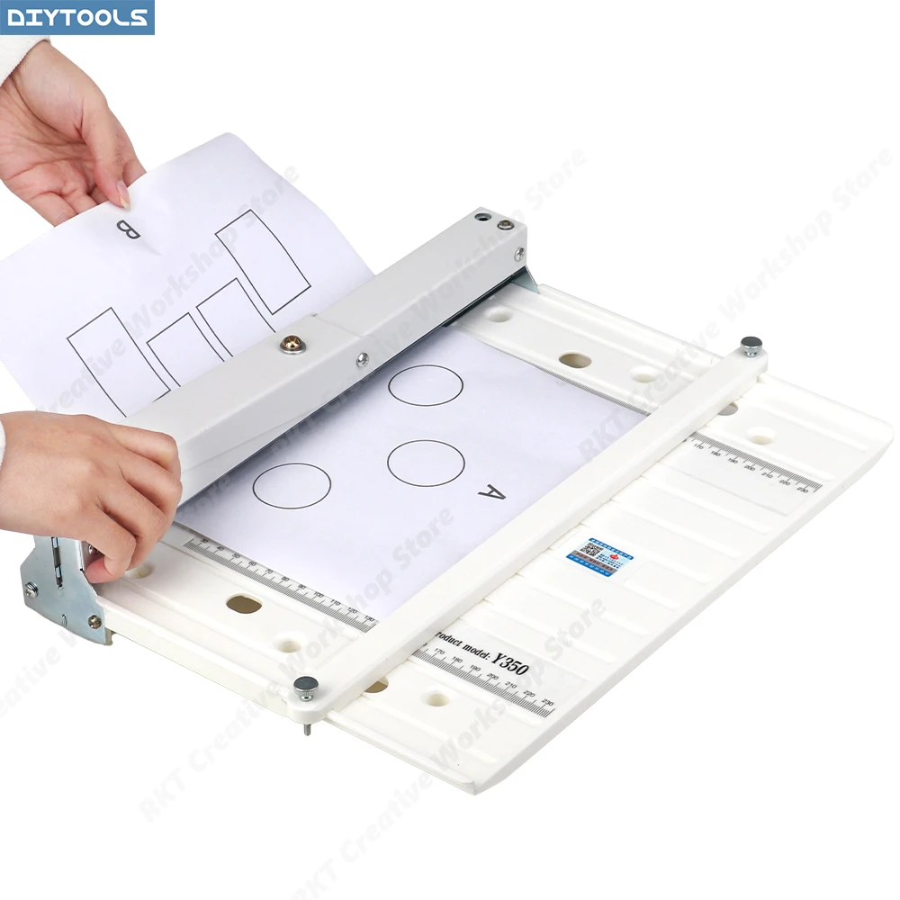 

Lightweight Solid-Line Machine Manual Creasing Paper Small Pressure-Type A3/A4 Cover Spine Lines Business Greeting Cards Photo A