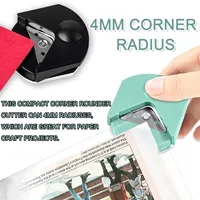 Portable R4 Corner Rounder Paper Cutter Paper Circle Corner Trimmer Punch For Cards Photo Cutting DIY Craft Scrapbooking Tools