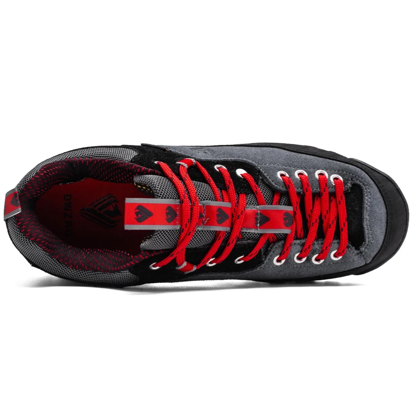 Genuine Leather Men's Hiking Shoes Men Brand Waterproof Mountain Sneakers Men Outdoor Climbing Sports Shoes Male Off-road Boots