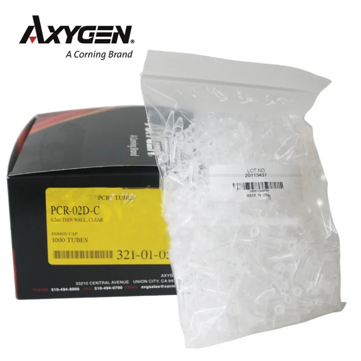 PCR Single Tube 0.2/0.5ml Flat Cap / Convex Cap Enzyme-free and Pyrogen-free Sterile Centrifuge Tube PCR Tube