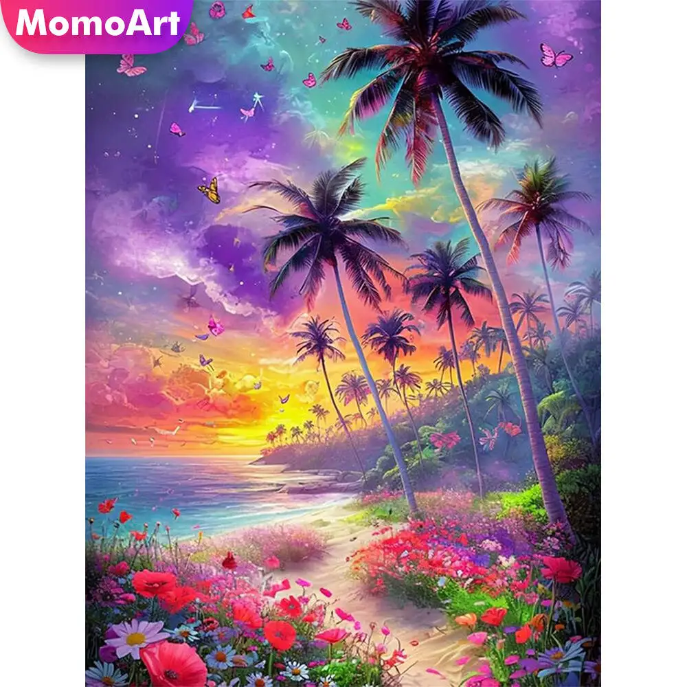 

Momoart Cat Алмазная картина Животное Красочная Алмазная мозаика Картина Стразы Луна Настенный декор