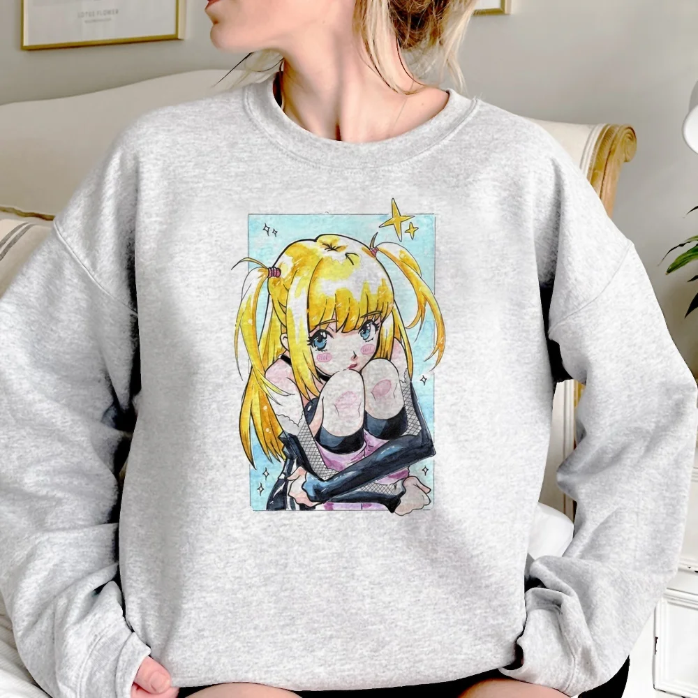 Death Note women sweatshirt harajuku hoodie crew neck y2k sweater unisex Sport Coat
