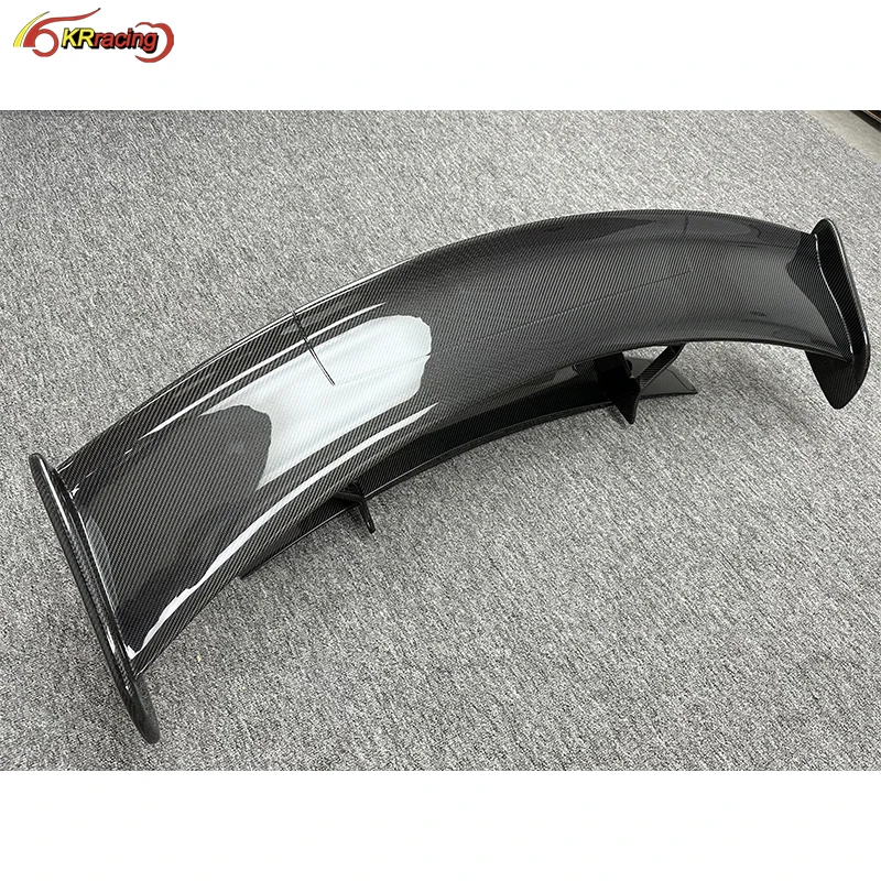 Black Series Style Carbon Fiber Rear Spoiler Wing With LED Lights For Mercedes Benz AMG GT GTC GTS 2015-2018