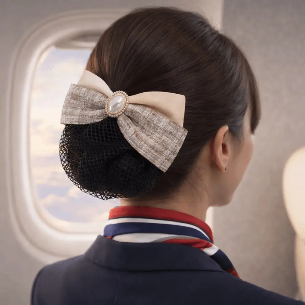 

Элегантная сетчатая заколка-снуд для волос, черная, с мелкой сеткой, для пучка, для медсестер, на пружинной основе, для официальных мероприятий