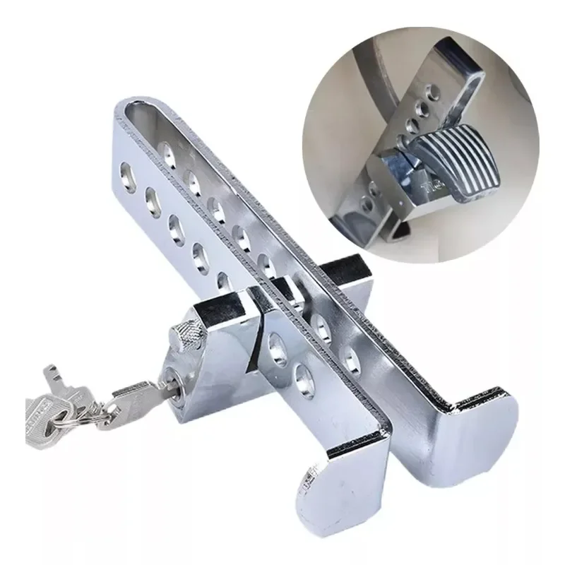 Auto Anti-Theft Car Brake Clutch Lock Safety Tool Steel Lock Auto Car Clutch Brake Lock