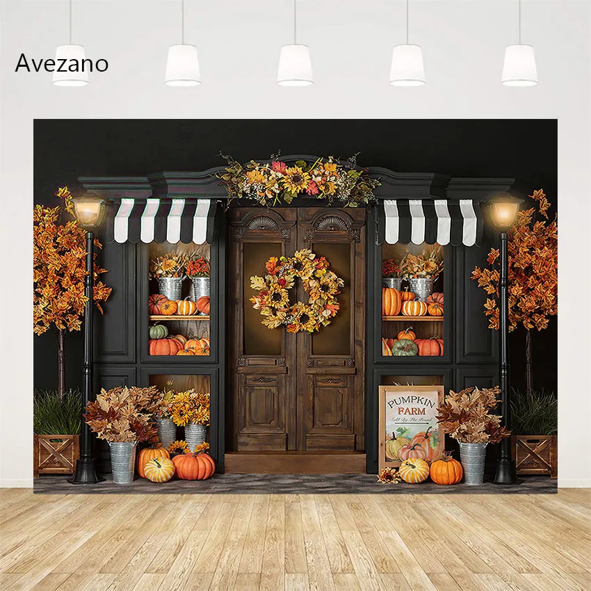 

Fall Decor Autumn Backdrops for Product Photography Pumpkin Shop Floral Child Birthday Portrait Photo Background Prop Photoshoot