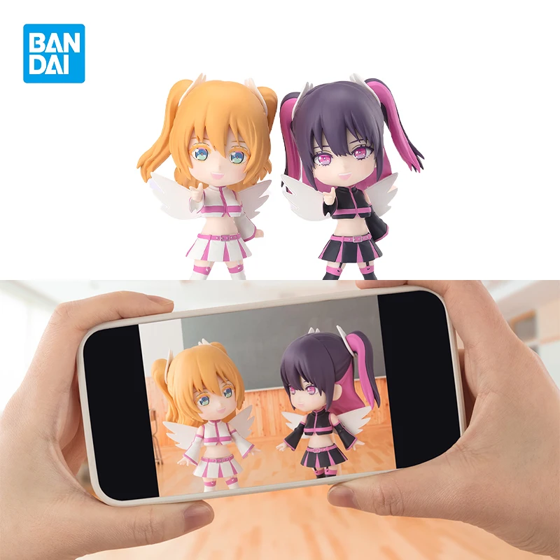 

In stock Original BANDAI Figuarts Mini 2.5 Dimensional Seduction Tachibana Mika Amano Ririsa Anime Figure Toy About 9cm Gift