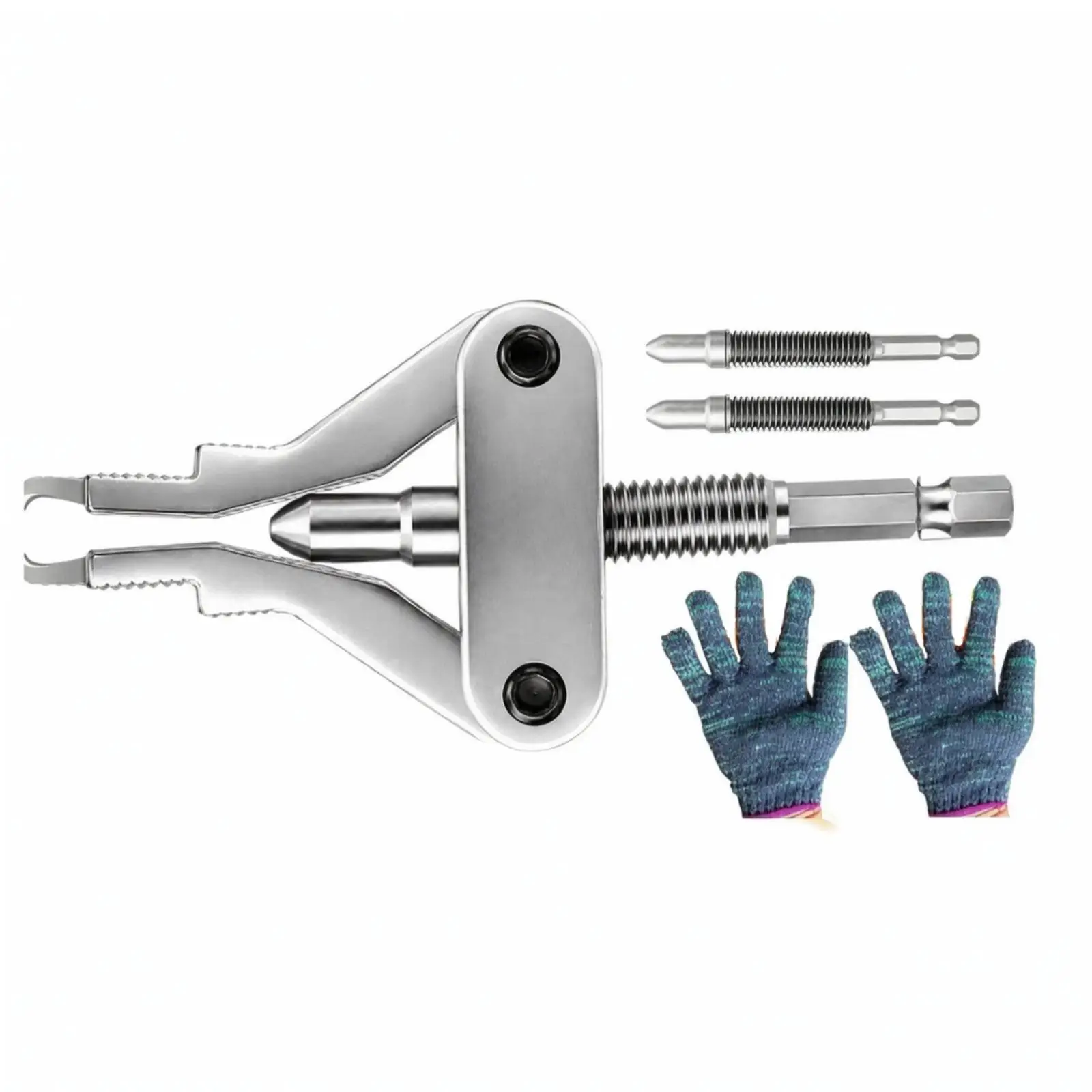 Damaged Thread Remover Tool for Electric Drill with 6.35mm Hex Shank for 1 Inch Pipe Fittings and Faucet Jobs