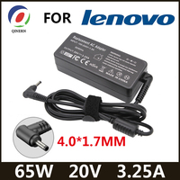 20V 3.25A 65W 4.0*1.7mm AC Laptop Charger For Lenovo IdeaPad 330s 320 100-15 B50-10 YOGA 710 510-14ISK Redmibook 14 13 Adapter