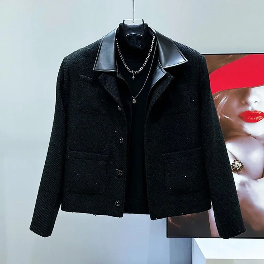 Mens Y2k Double-Layer Stitching Biker Jacket Streetwear Fashion Personality Niche Motorcycle Jacket Men'S Clothing  New