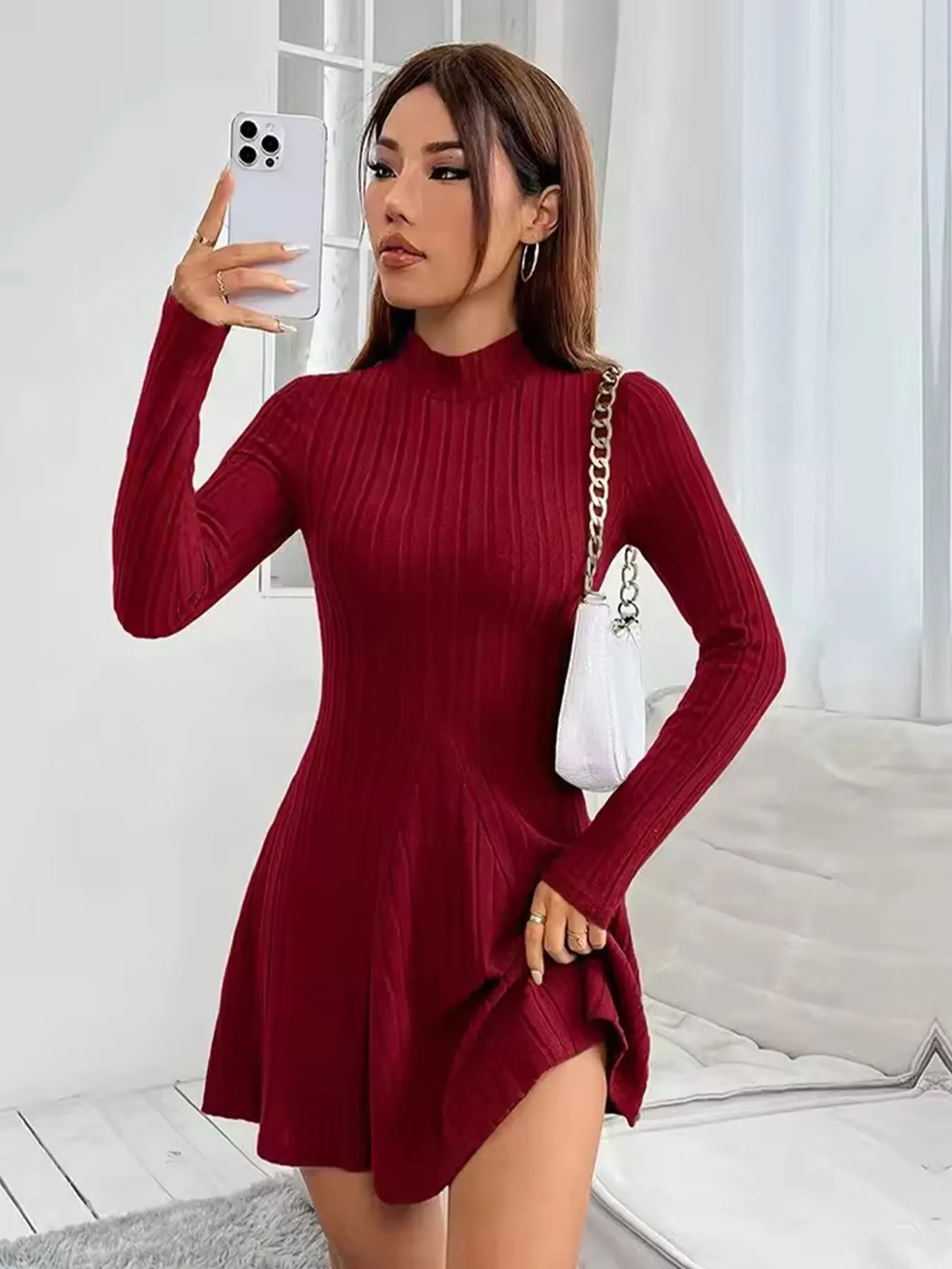 NONE Women's Dress Long Sleeve 6
