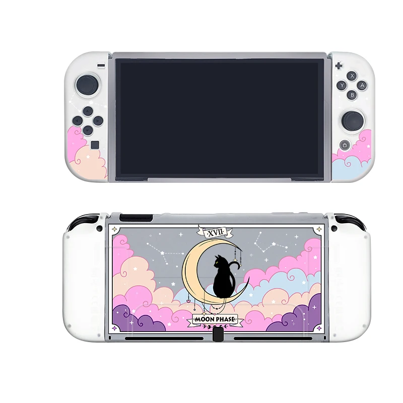 Oled Fall Nintendo Schalter Dockable Schutzhülle Abdeckung Für Nintendo Schalter Oled Shell JoyCon Controller Fall Für NS Schalter