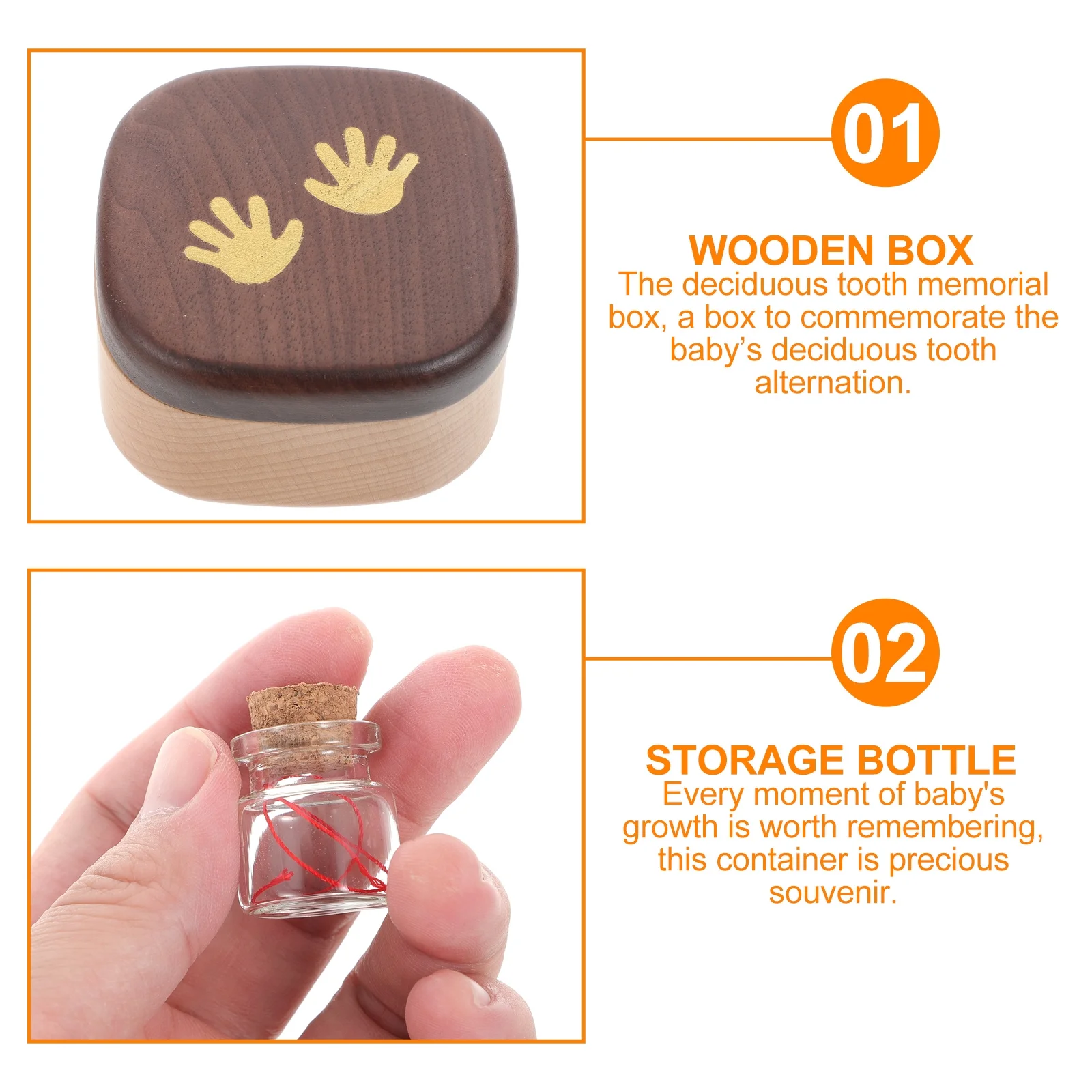 

Коробка на память для детских зубов для хранения памяти для малышей с дизайном зубной феи Идеальный подарок для детей Держатель для потерянных зубов Коробка для безделушек