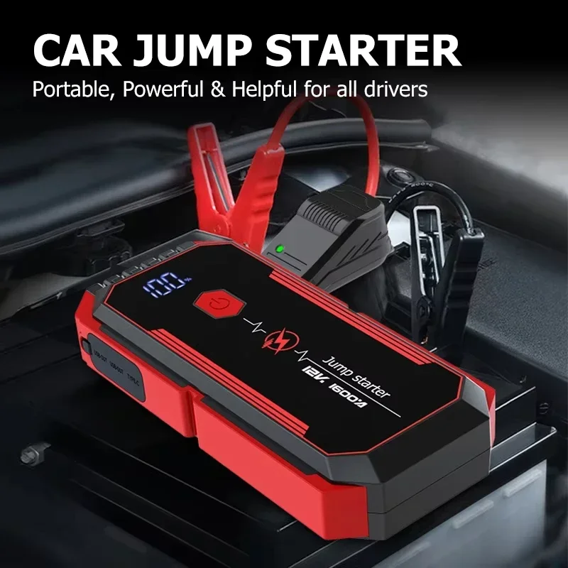 Factory Price 12v 29800mah Portable Auto Battery Booster Multifunction Jump Starter Power Bank With Flashlight Jump Starter