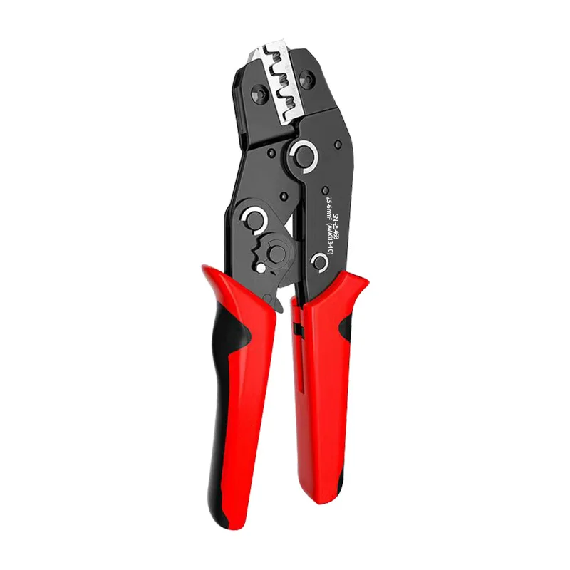 

Terminal crimping pliers for electricians, labor-saving ratchet cold pressing opening, manual copper wire nose