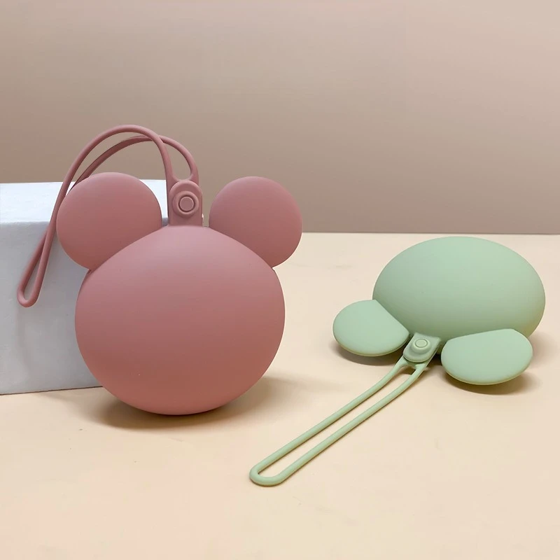 1pcs Baby Silicone Pacifier Storage Case One-Piece Design Lemon Pacifier Container Silicone Portable Pacifier Cover Pouch Box