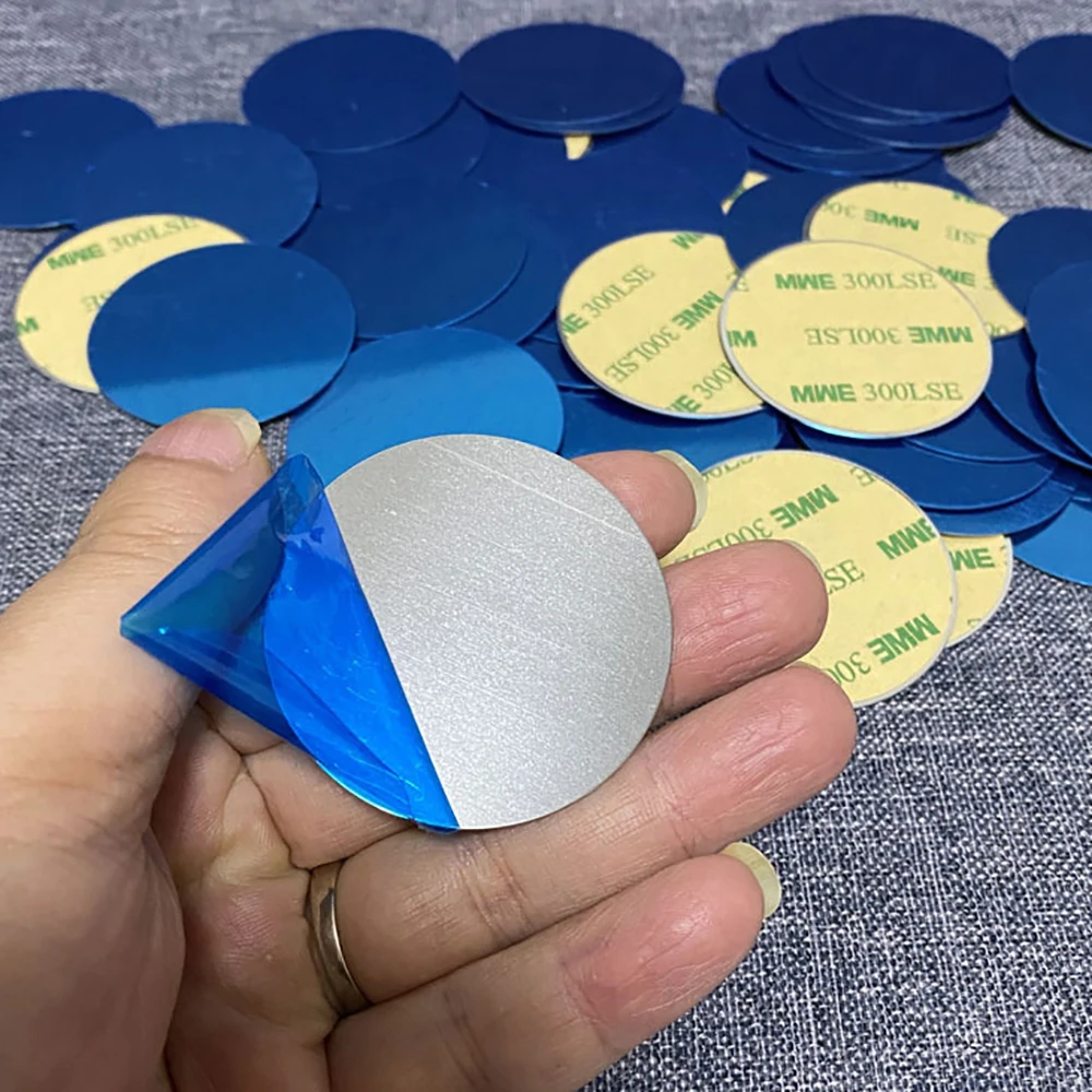 10Pcs Metal Plate Disk Iron Sheet For Magnet Mobile Phone Holder For Magnetic Car Phone Stand Holde 20/25/30/35/40/45/50mm