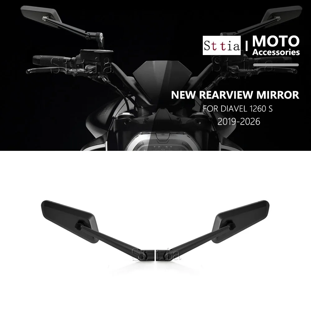 

Зеркала заднего вида для мотоциклов Ducati XDIAVEL X Diavel 1262 S / Dark 2021-2025, DIAVEL 1260 S 2019-2025